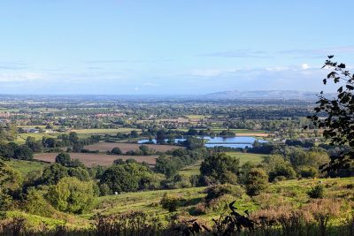 View over Brockworth from Coopers Hill